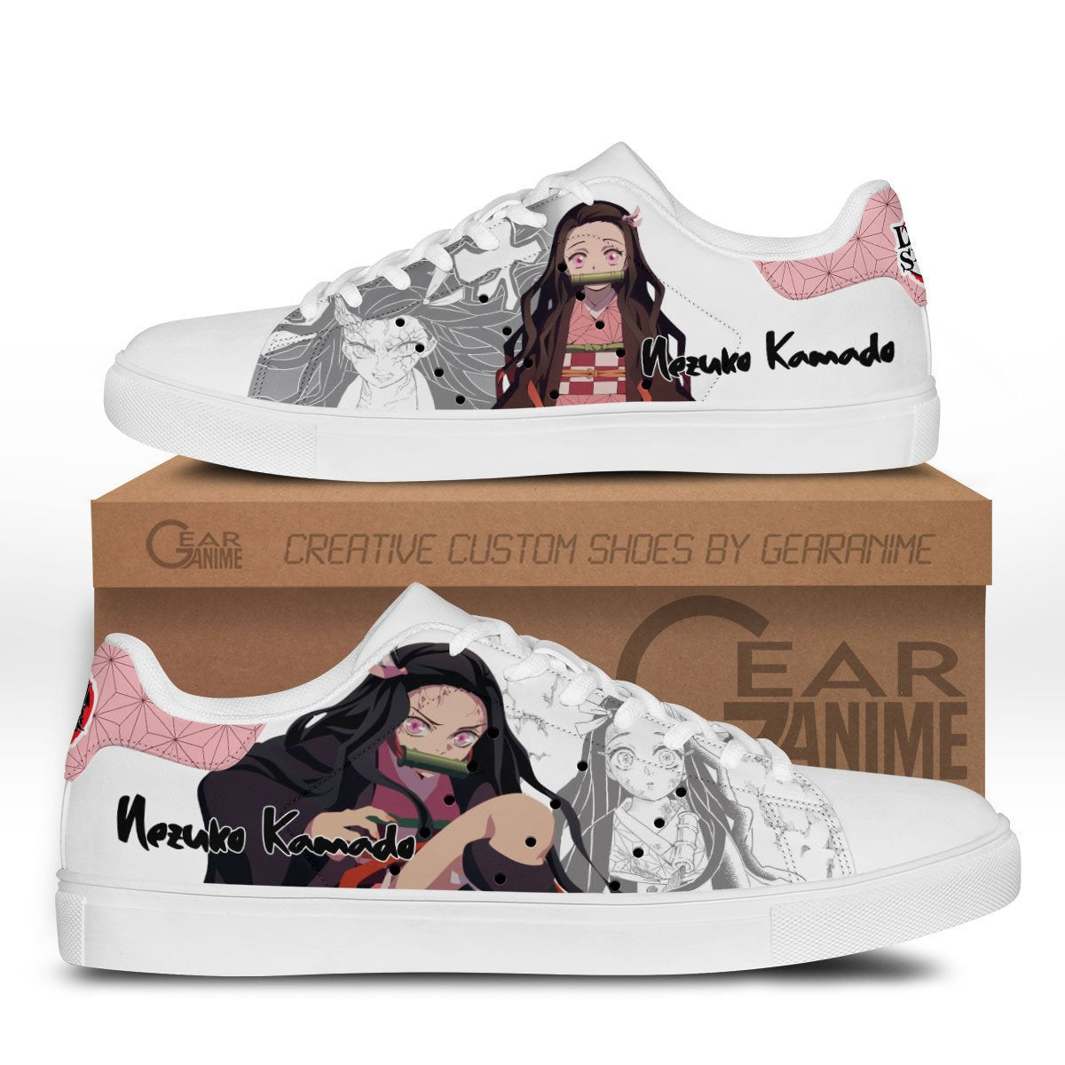 Nezuko Kamado Custom Anime Classic Court Shoes