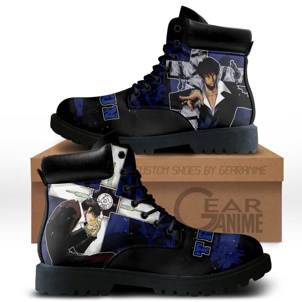 Nicholas D. Wolfwood Custom Anime Combat Boots MV2811