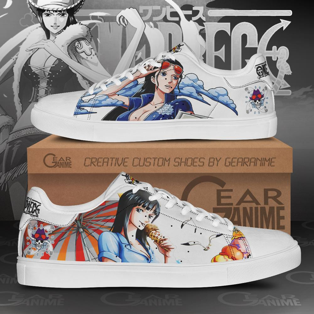 Nico Robin Custom Anime Classic Court Shoes