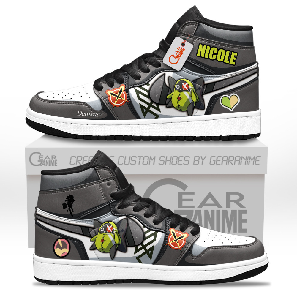 Nicole Demara Custom Gaming High-Top Leather Sneakers Zenless Zone Zero Shoes