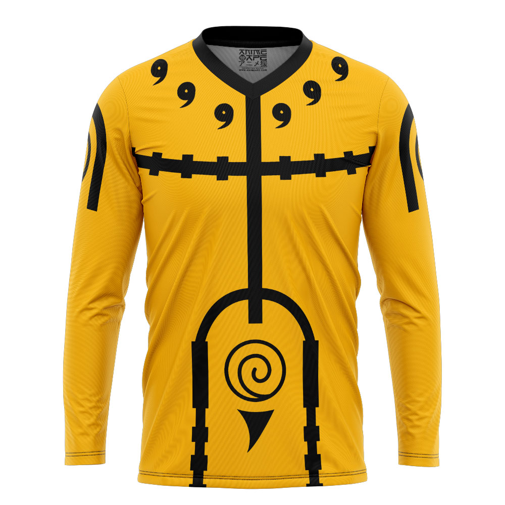 Nine Tails Chakra Mode Shippuden Hockey Jersey
