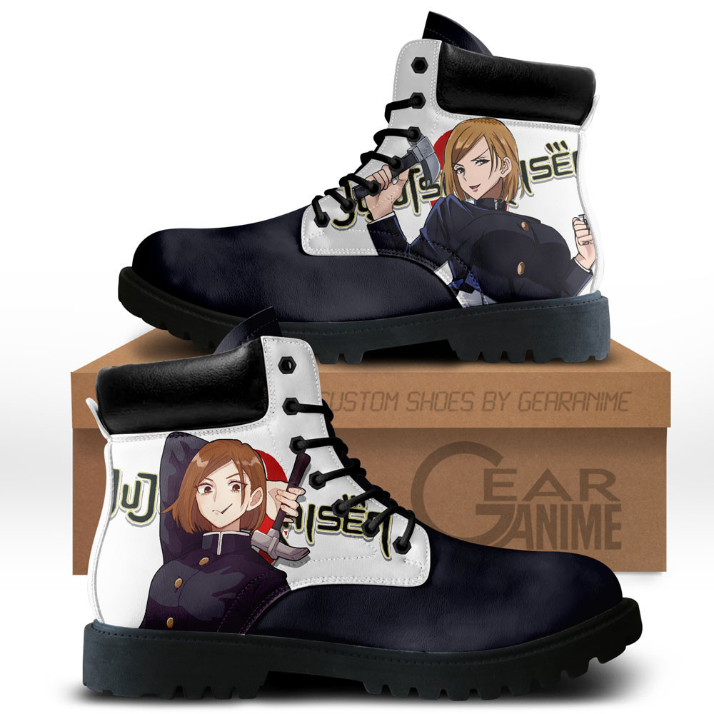 Nobara Kugisaki Custom Anime Combat Boots NTT051