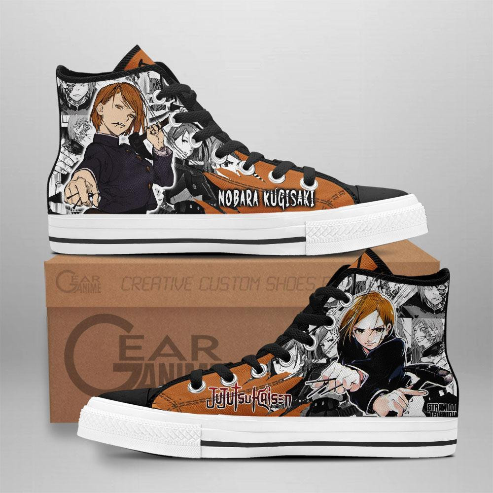 Nobara Kugisaki Custom Anime High-Top Canvas Shoes TT1210