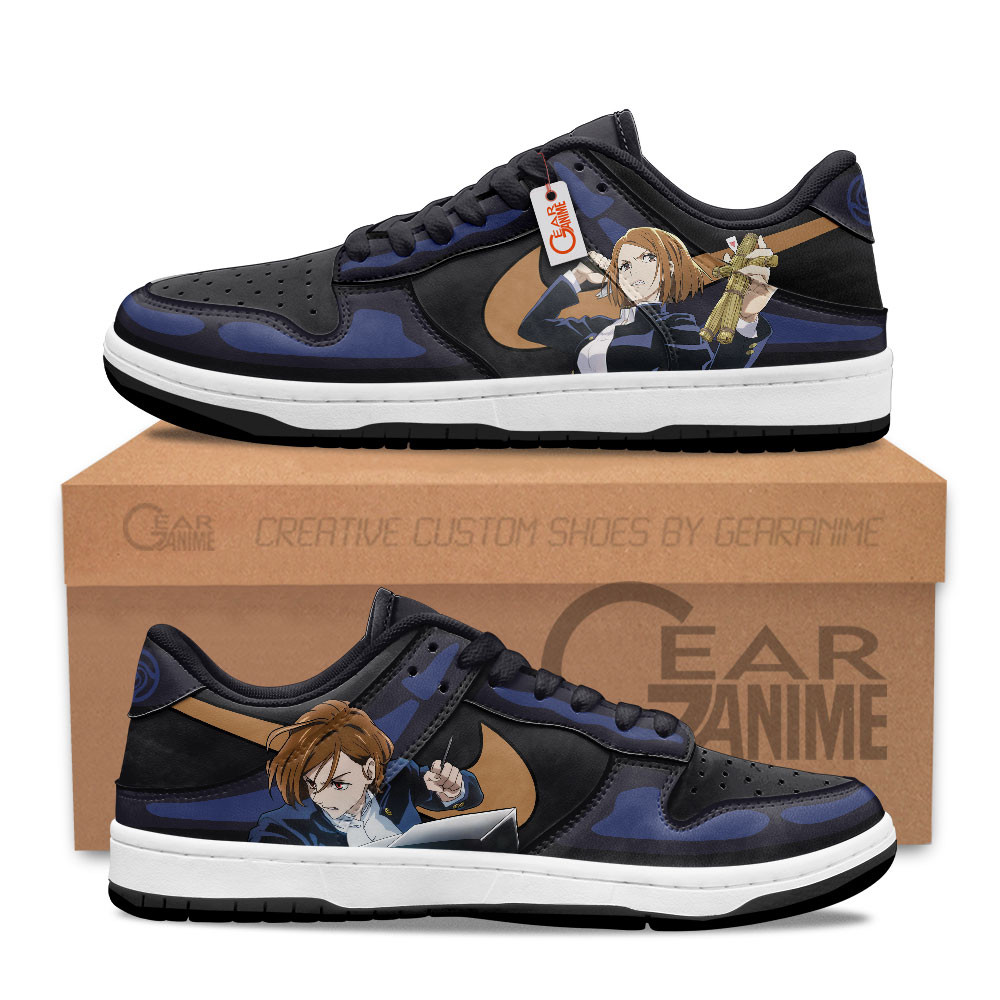 Nobara Kugisaki Custom Anime Low-Top Skate Sneakers