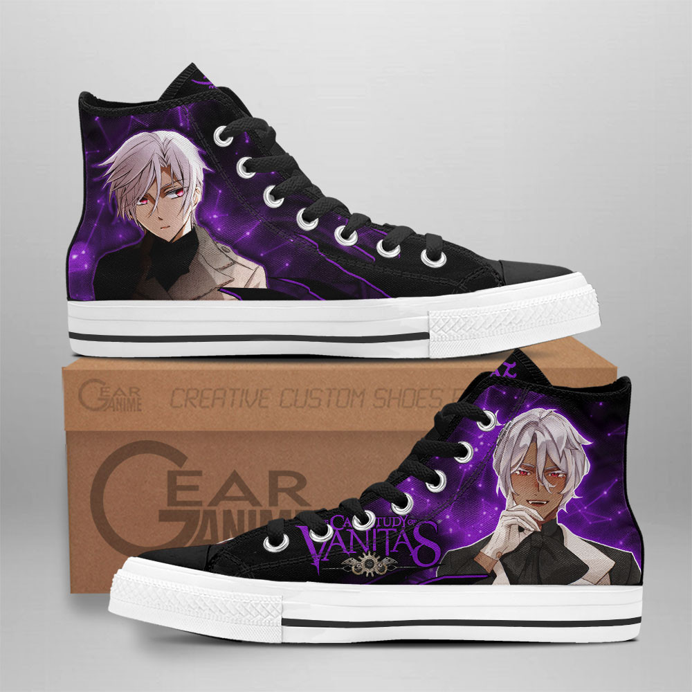 Noe Custom Anime High-Top Canvas Shoes The Case Study of Vanitas NTT221