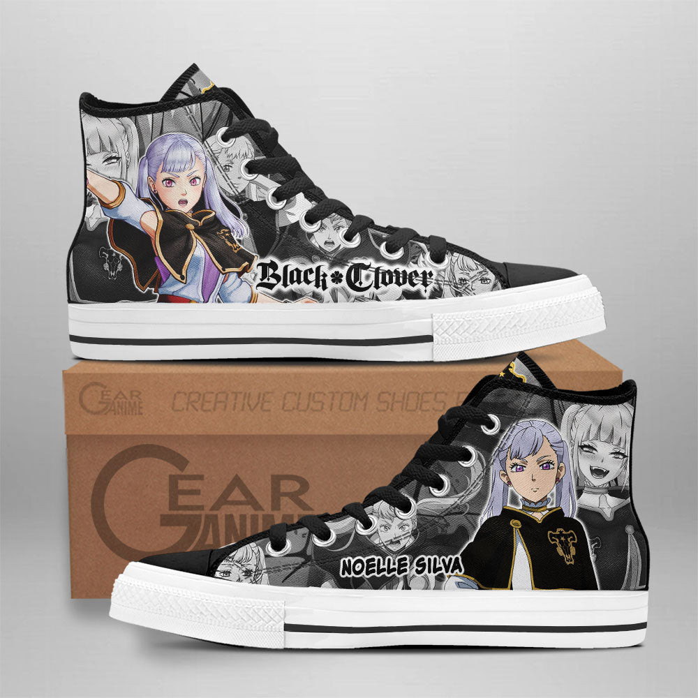 Noelle Silva Custom Anime High-Top Canvas Shoes
