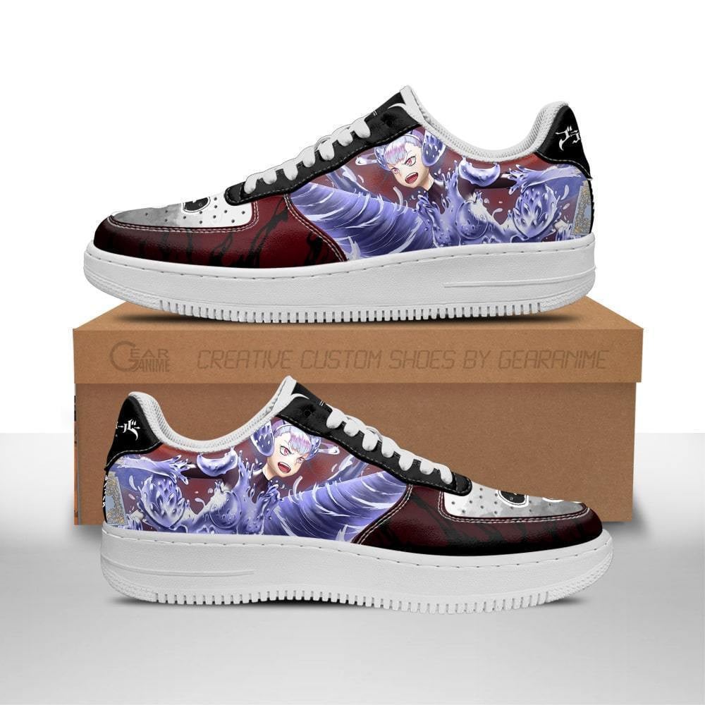Noelle Silva Custom Anime Low-Top Leather Sneakers
