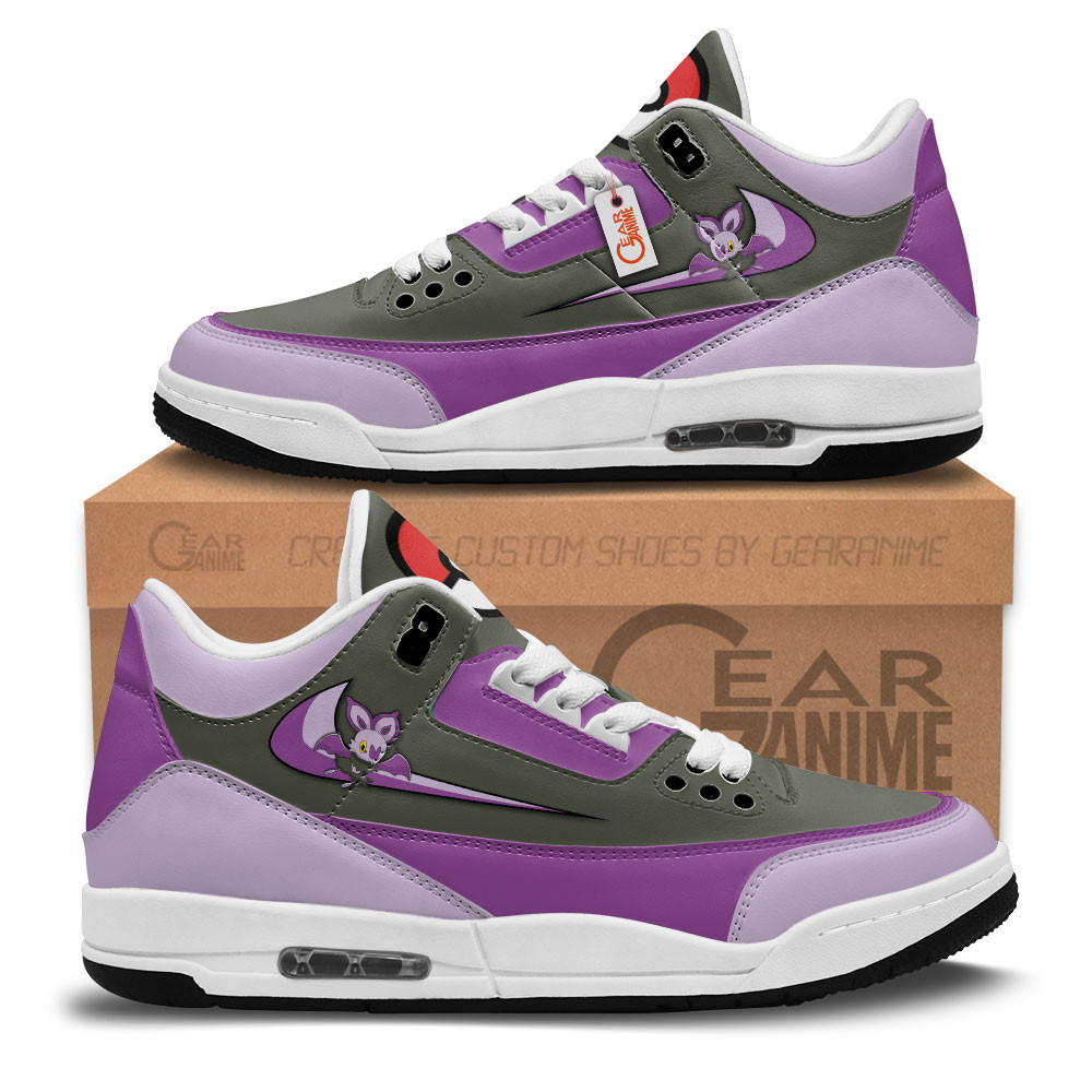 Noibat Custom Anime Retro 3 Leather Sneakers