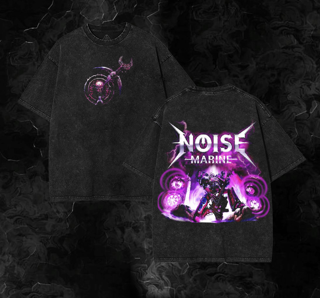 Noise Marine Warhammer Tee – Cotton Acid Washed Shirt