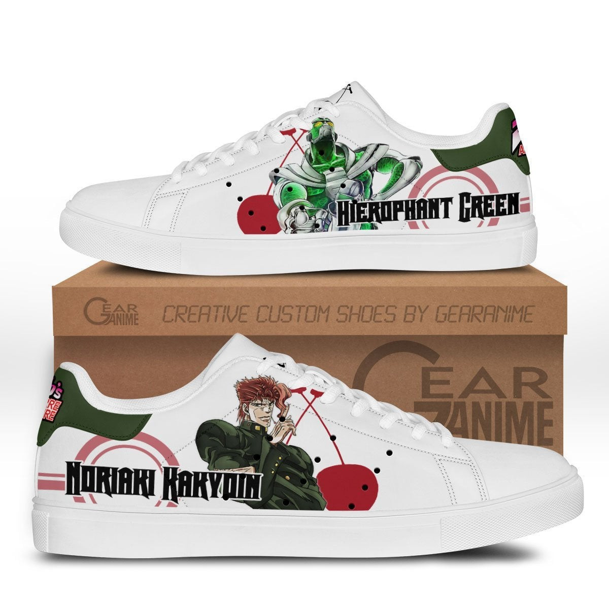 Noriaki Kakyoin Custom Anime Classic Court Shoes