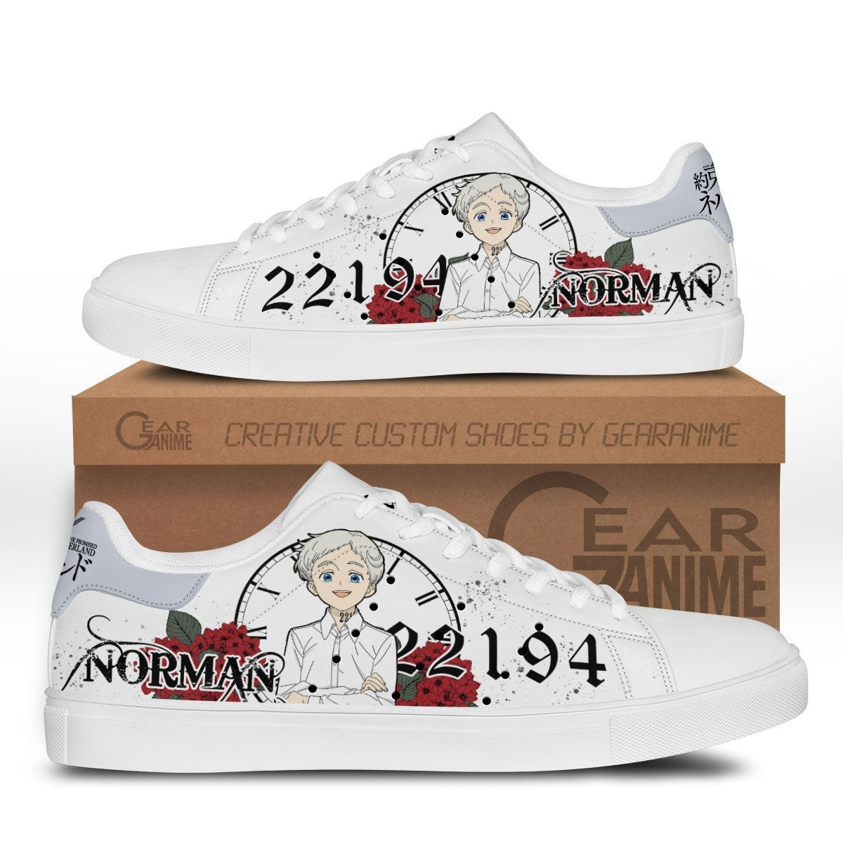 Norman 22194 Custom Anime Classic Court Shoes
