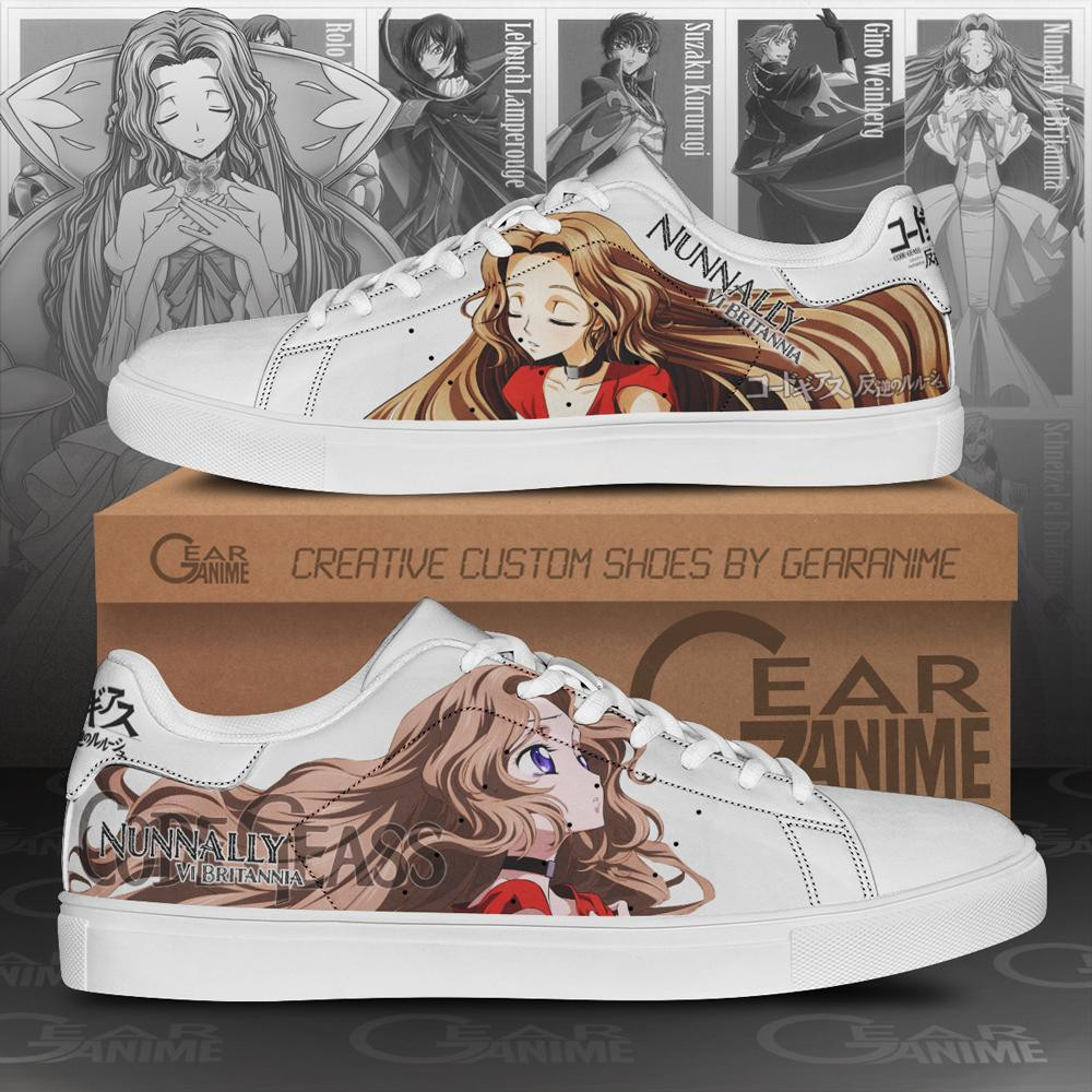 Nunnally vi Britannia Custom Anime Classic Court Shoes