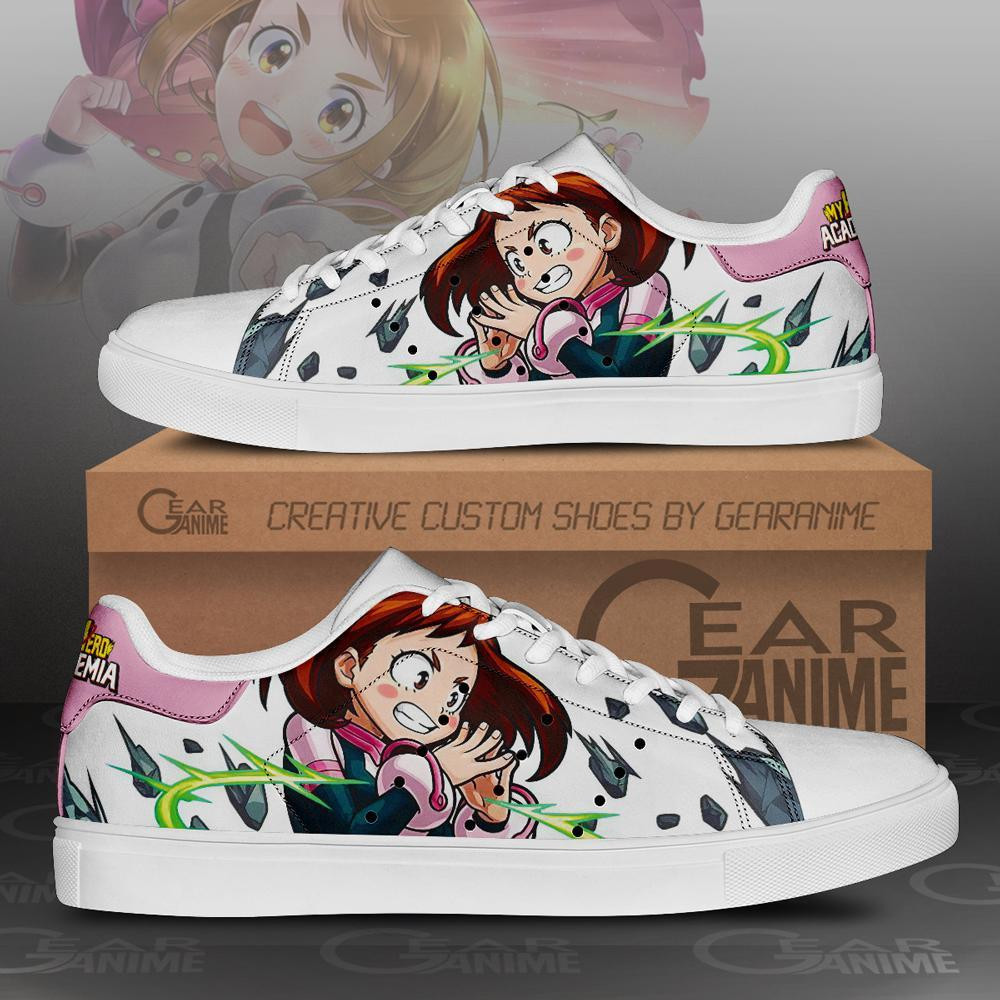Ochako Uraraka Custom Anime Classic Court Shoes