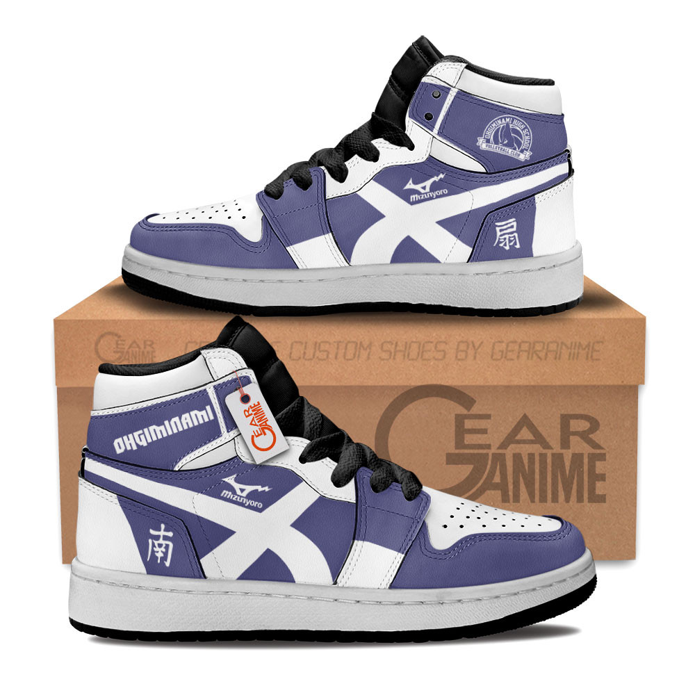 Ohgiminami High Custom Anime Kids High-Top Leather Sneakers Personalized
