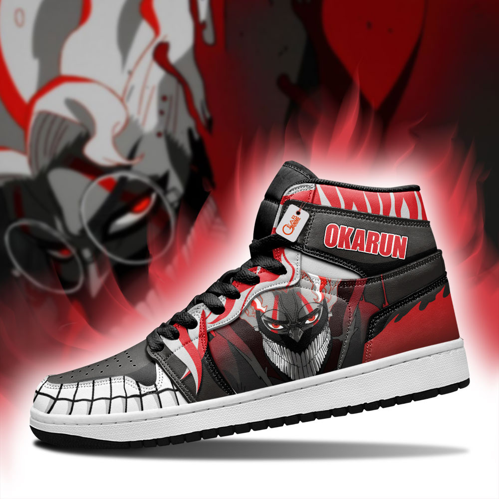 Okarun Turbo Granny High-Top Leather Sneakers Custom Name