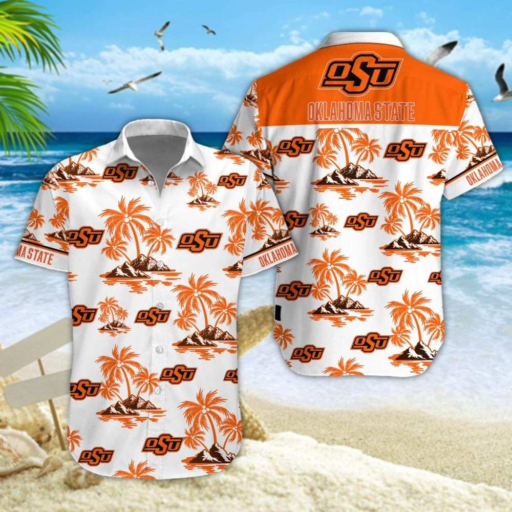 Oklahoma State Cowboys Football Hawaiian Tropical Game Day Apparel Father's Day Gift Ideas
