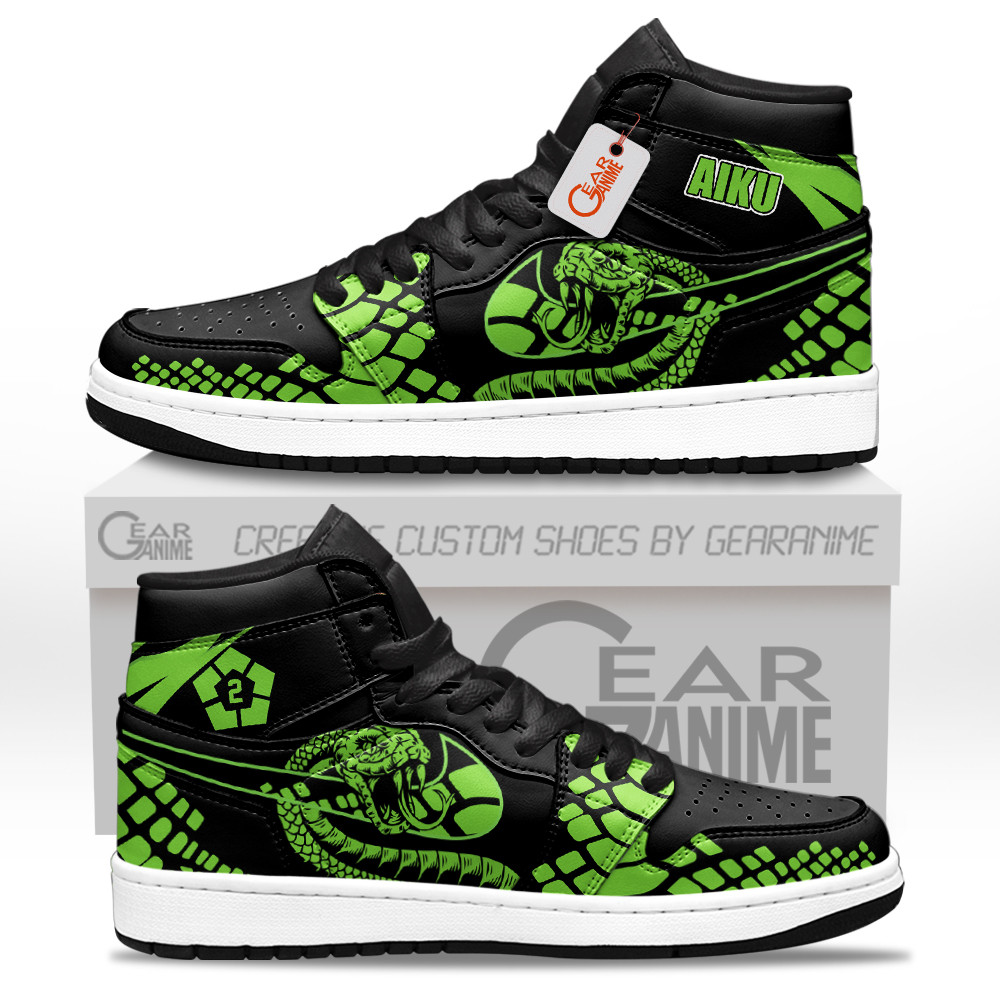 Oliver Aiku High-Top Leather Sneakers Custom Name