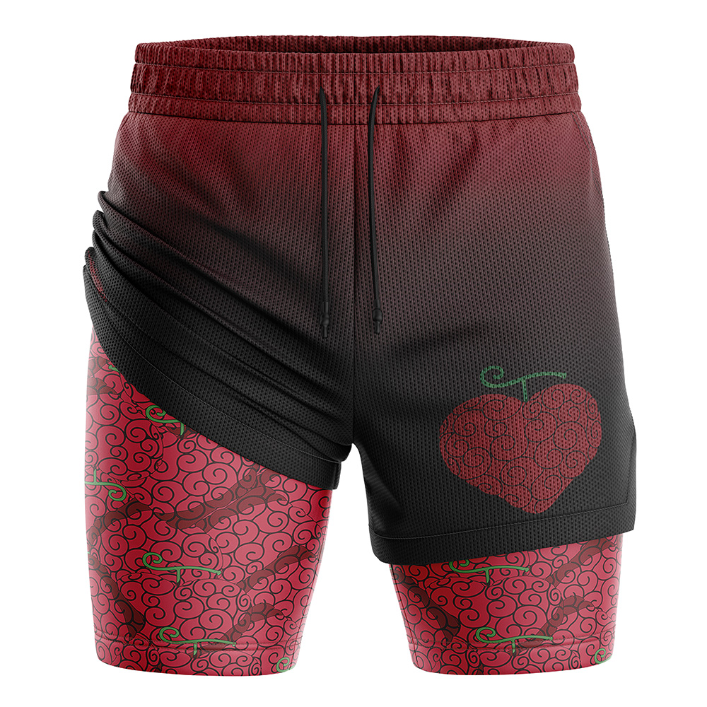 Ope Ope No Mi One Piece 2-in-1 Performance Shorts