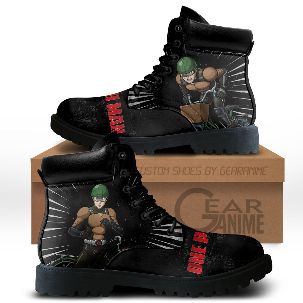 OPM Mumen Rider Custom Anime Combat Boots MV0711
