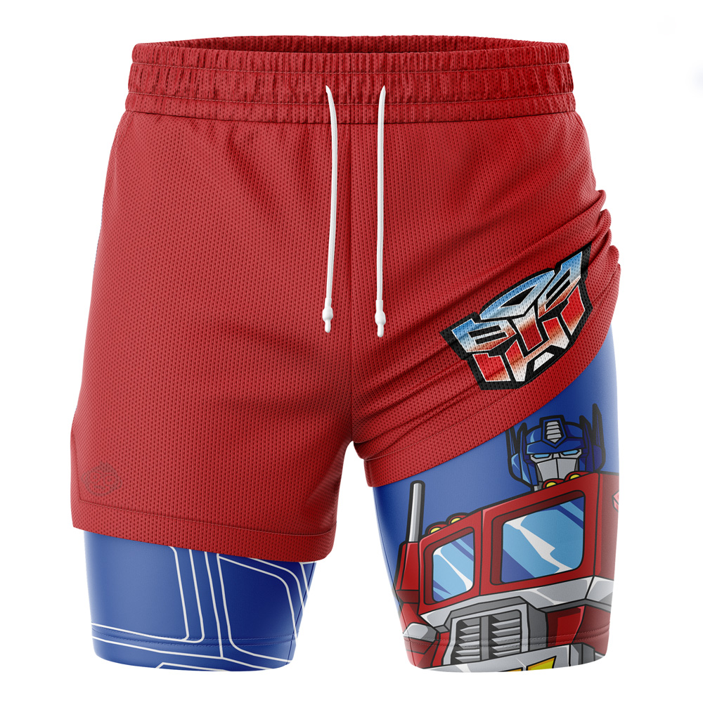 Optimus Prime Transformers 2-in-1 Performance Shorts