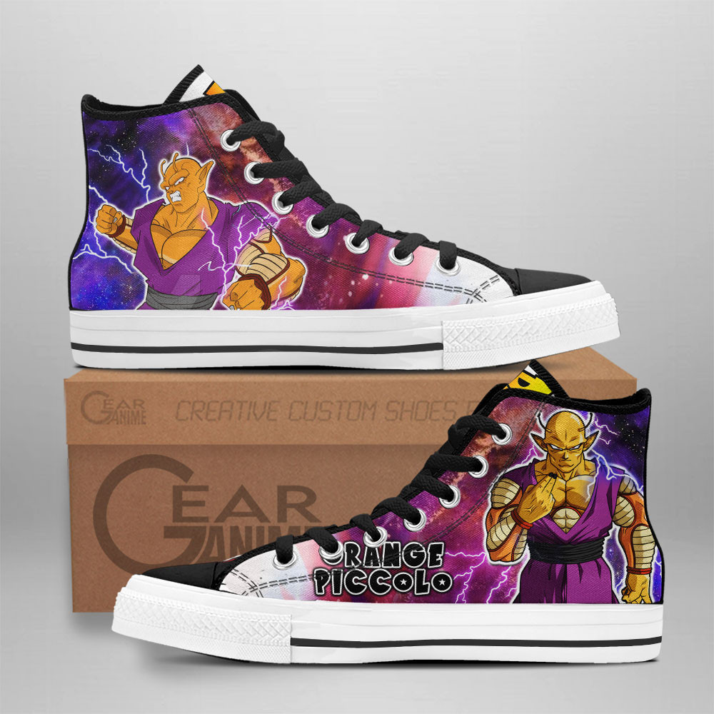 Orange Piccolo Custom Anime High-Top Canvas Shoes Super Shoes NTT230