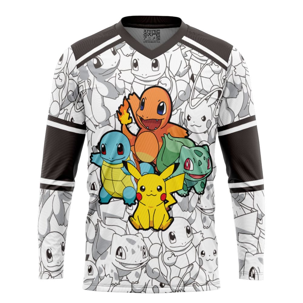 Original Starters Pokemon Hockey Jersey