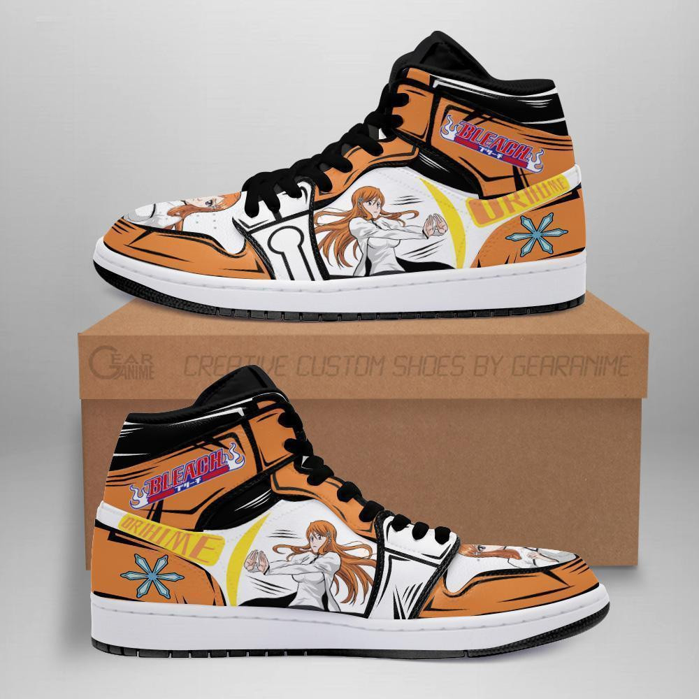 Orihime Inoue Custom Anime High-Top Leather Sneakers