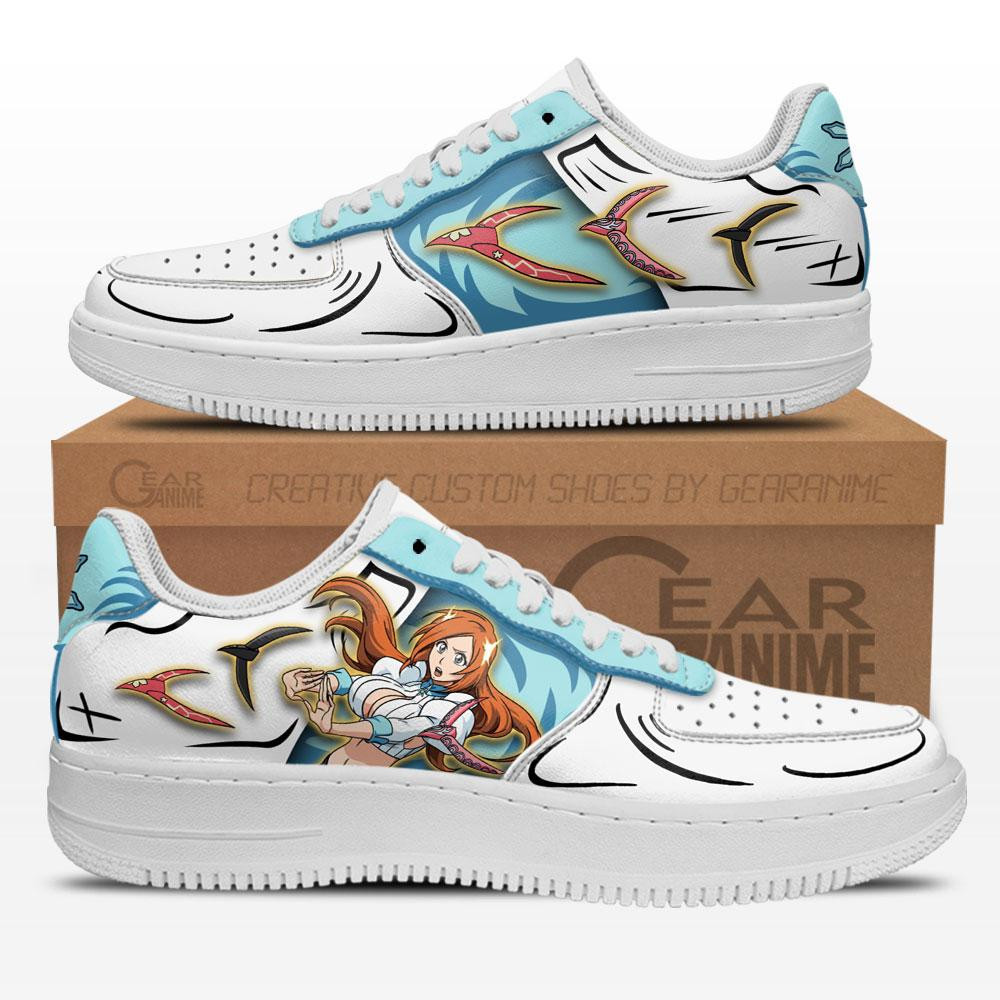 Orihime Inoue Custom Anime Low-Top Leather Sneakers