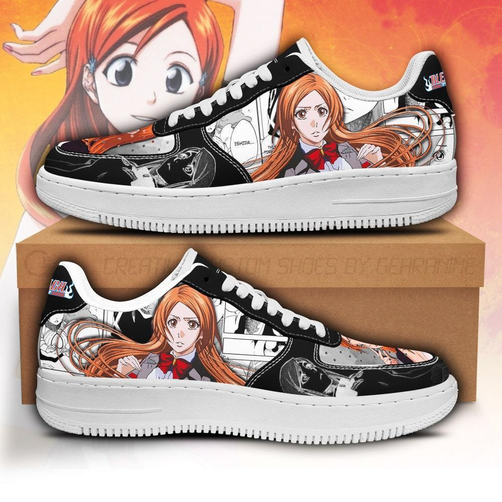 Orihime Inoue Custom Anime Low-Top Leather Sneakers