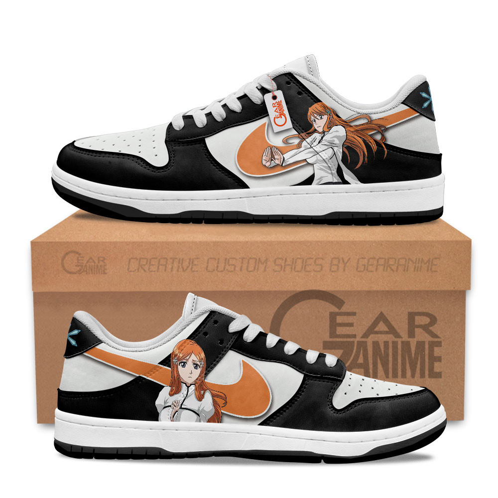 Orihime Inoue Custom Anime Low-Top Skate Sneakers