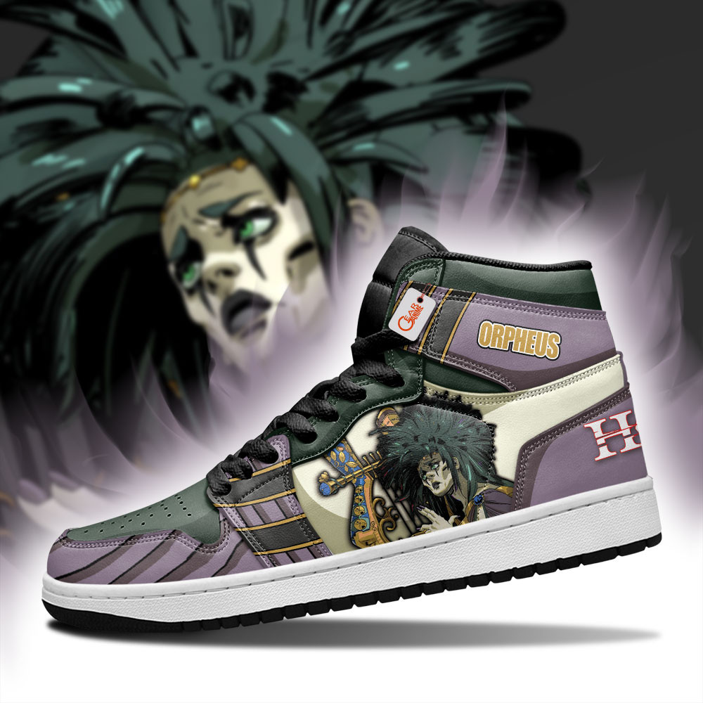 Orpheus Custom Gaming High-Top Leather Sneakers Games Hades Custom Name