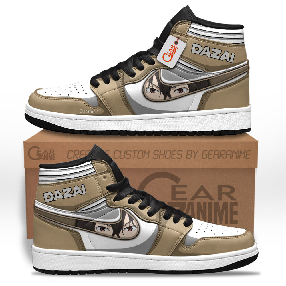 Osamu Dazai Custom Anime High-Top Leather Sneakers