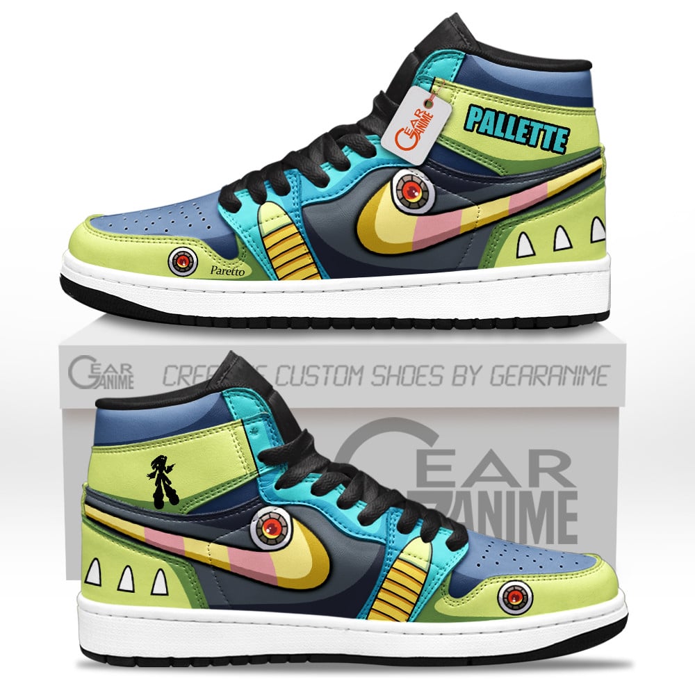 Pallette Custom Gaming High-Top Leather Sneakers Mega Man X8 Shoes