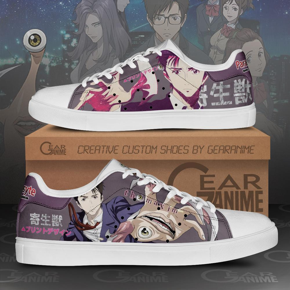 Parasyte Shinichi Izumi Custom Anime Classic Court Shoes