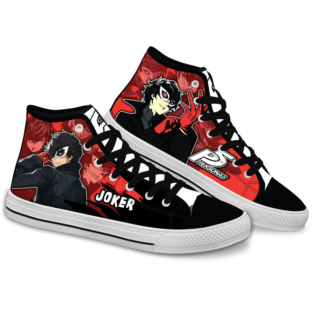 Persona Joker Custom Anime High-Top Canvas Shoes NTT220