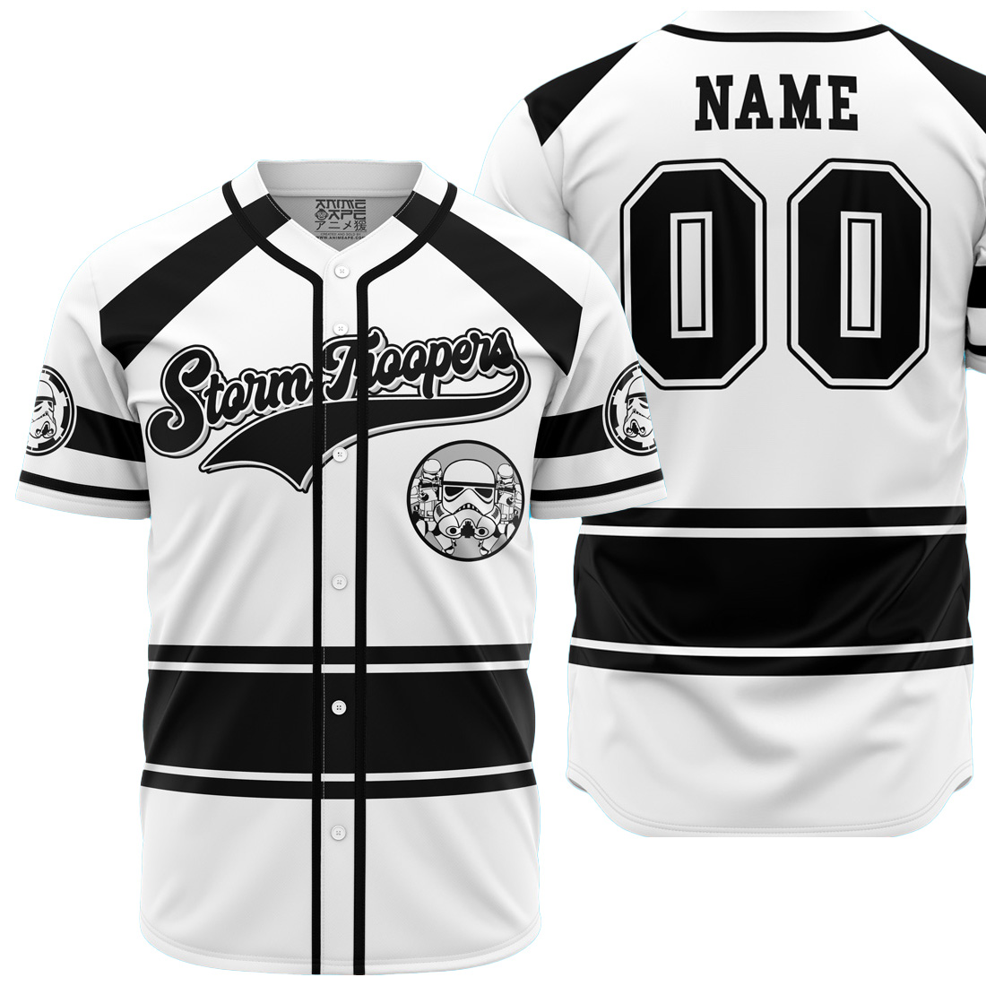 Personalized Stormtroopers Star Wars Baseball Jersey