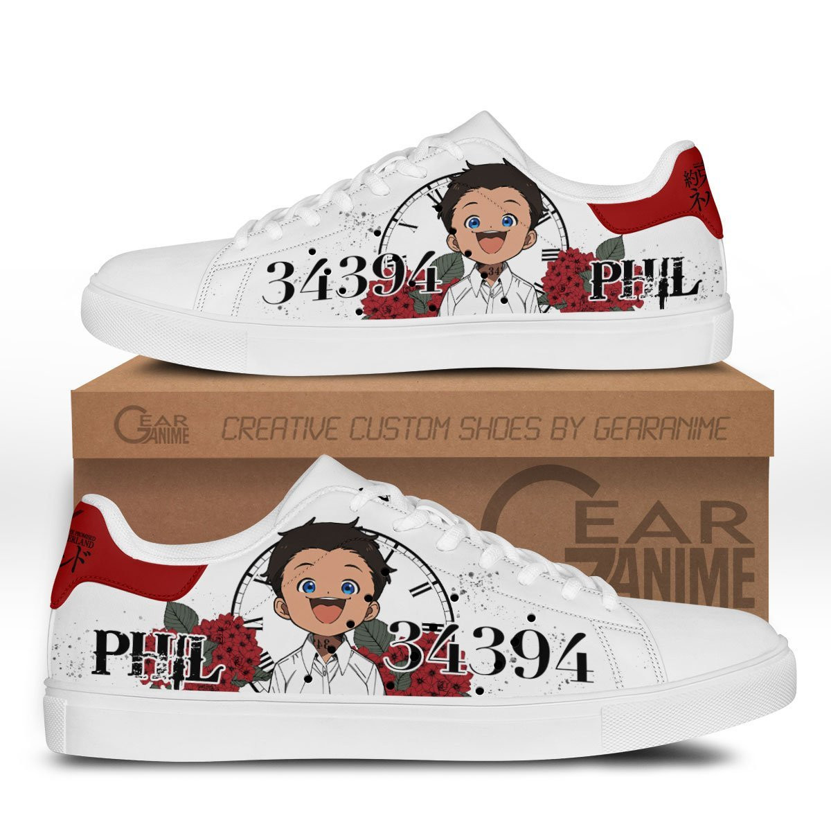 Phil 34394 Custom Anime Classic Court Shoes