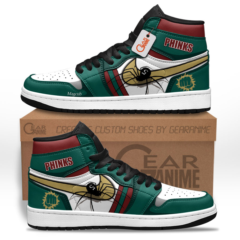 Phinks Magcub High-Top Leather Sneakers Custom Name