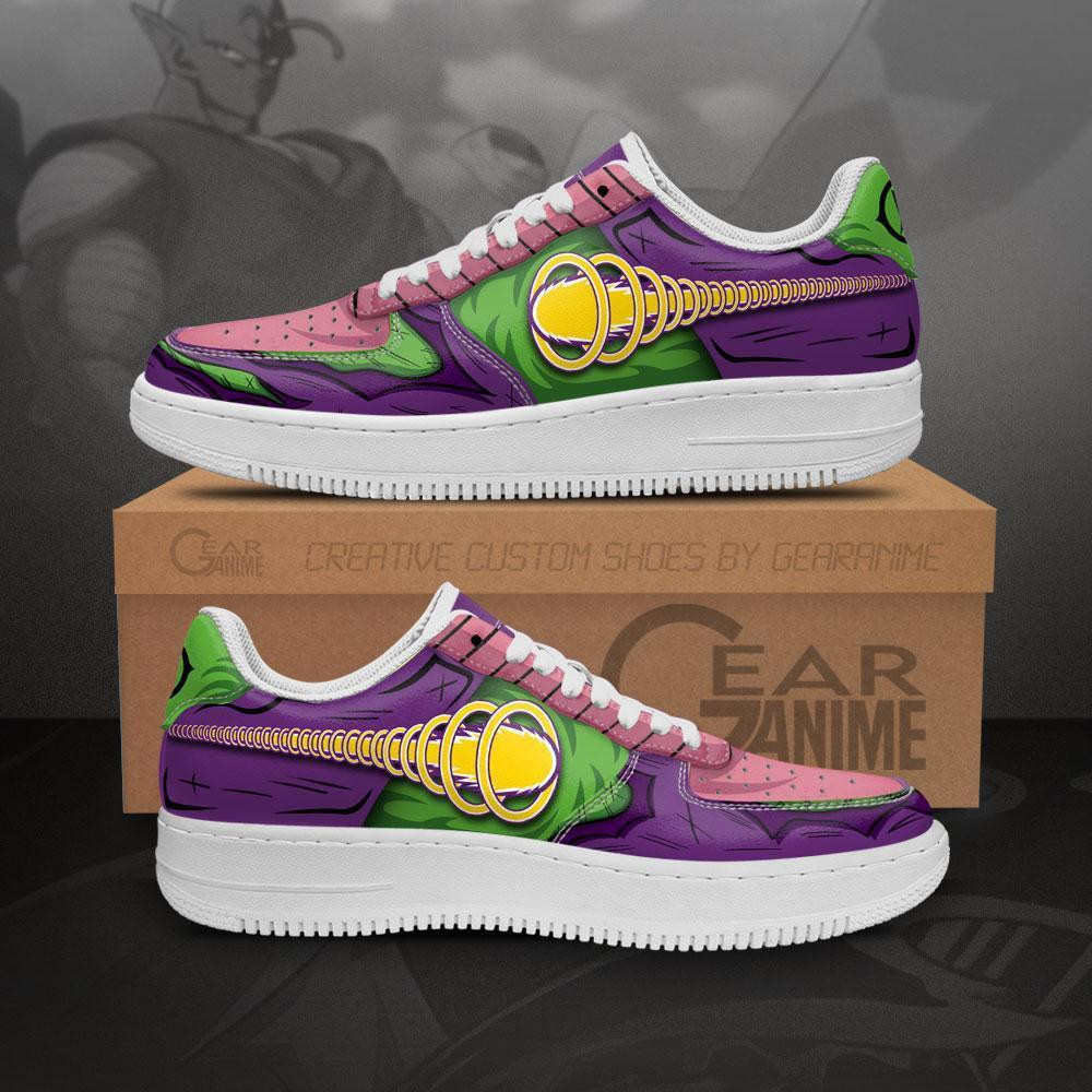 Piccolo Beam Cannon Custom Anime Low-Top Leather Sneakers