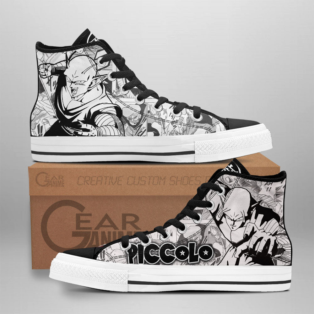Piccolo Custom Anime High-Top Canvas Shoes