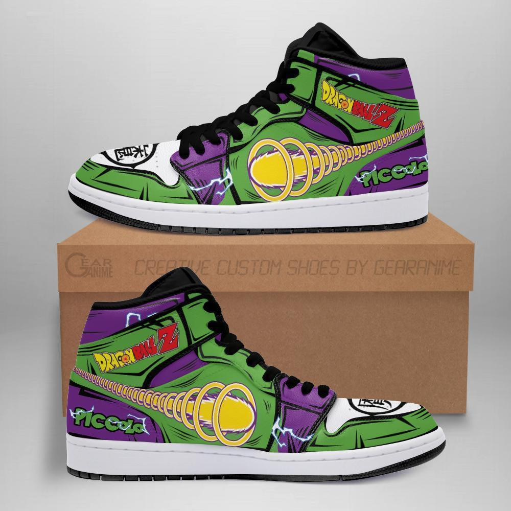 Piccolo Custom Anime High-Top Leather Sneakers