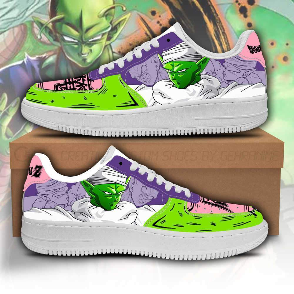 Piccolo Custom Anime Low-Top Leather Sneakers