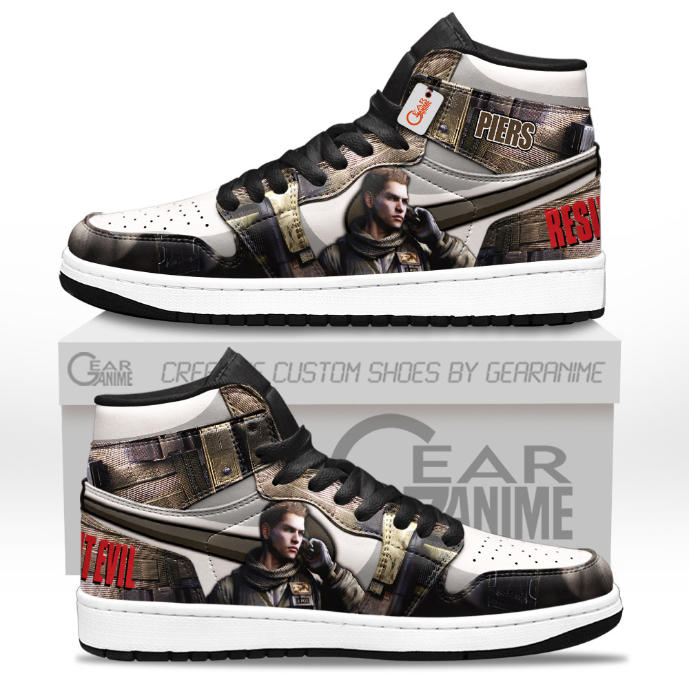 Piers Nivans Custom Gaming High-Top Leather Sneakers Games Collection Personalized