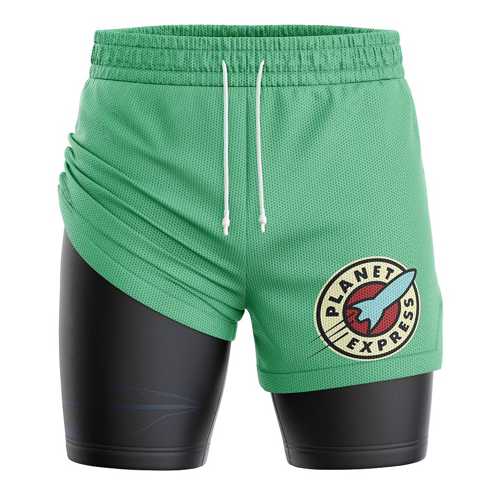 Planet Express Futurama 2-in-1 Performance Shorts