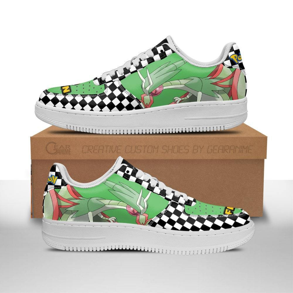 Poke Flygon Custom Anime Low-Top Leather Sneakers