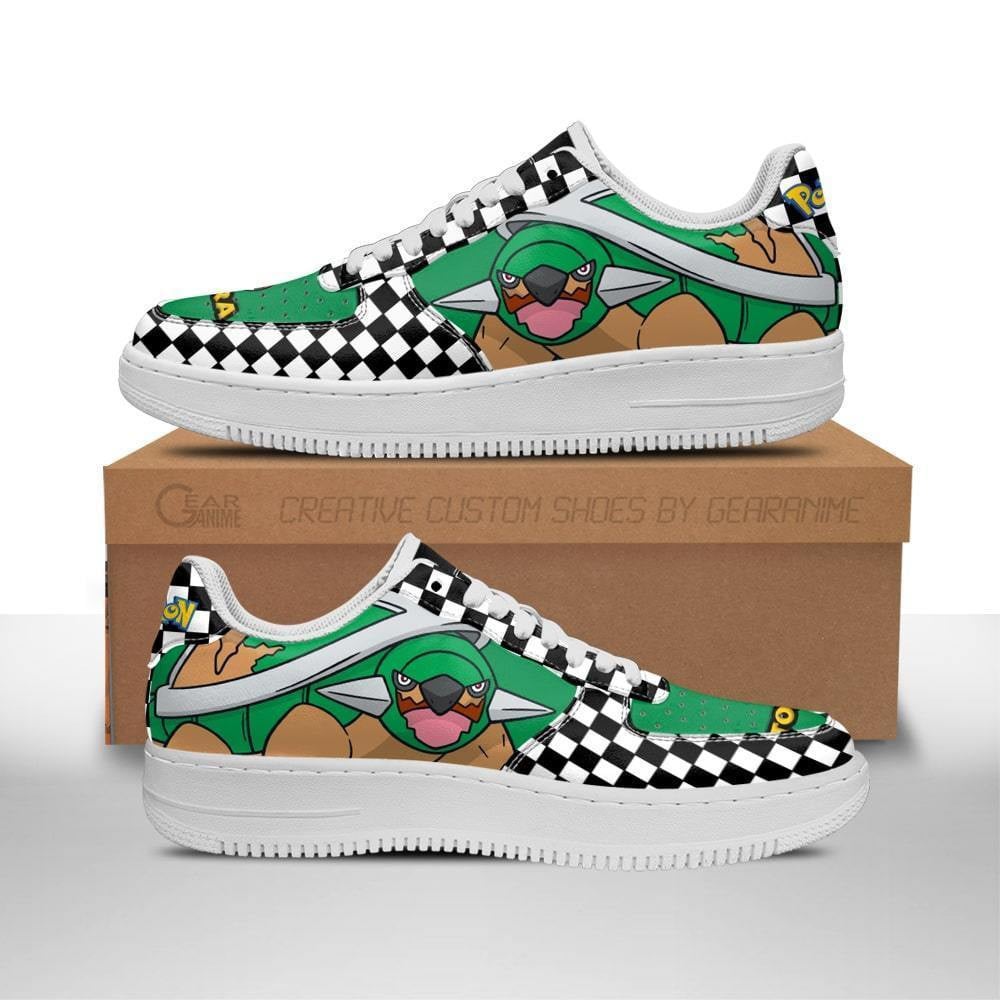 Poke Torterra Custom Anime Low-Top Leather Sneakers