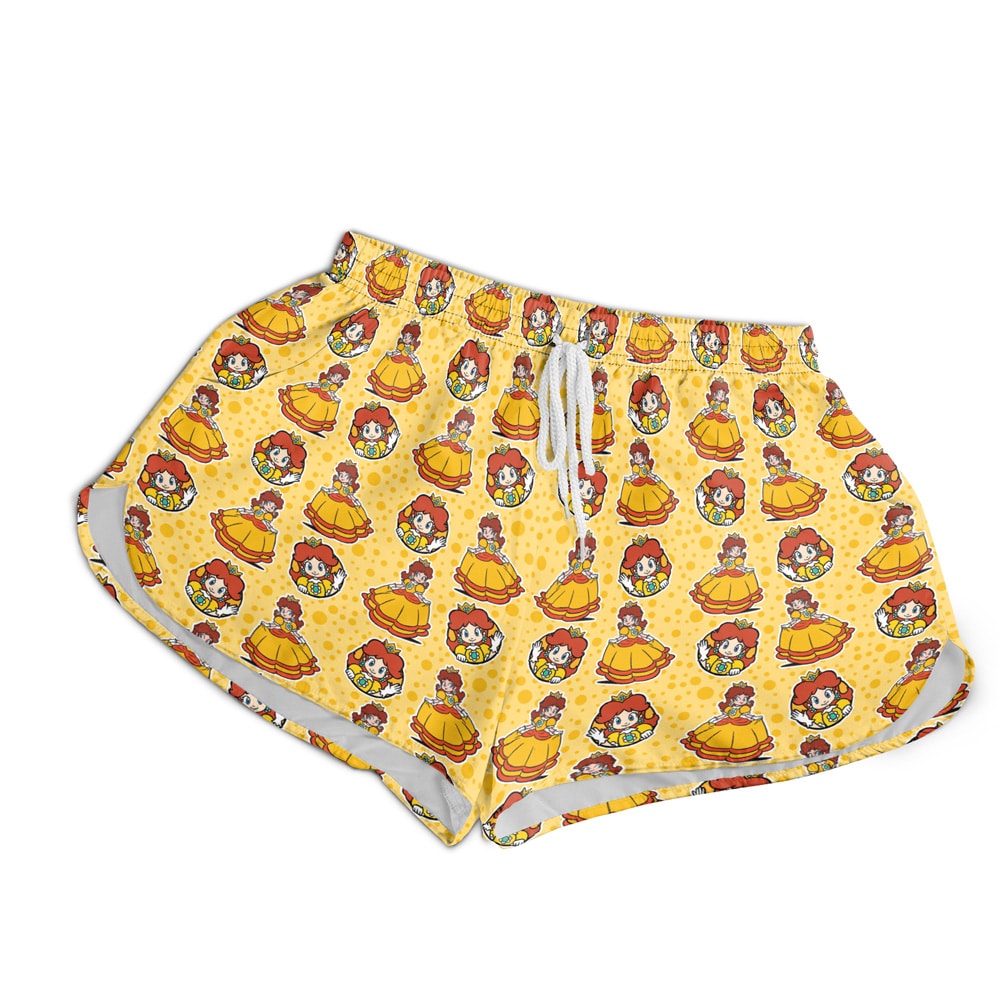 Princess Daisy Dukes Super Mario Bros Women’s Board Shorts