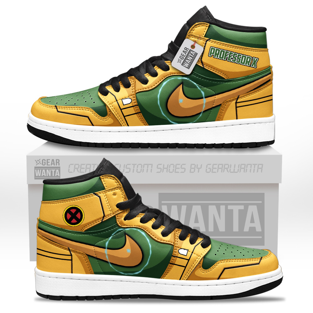 Professor X Custom Movie High-Top Leather Sneakers