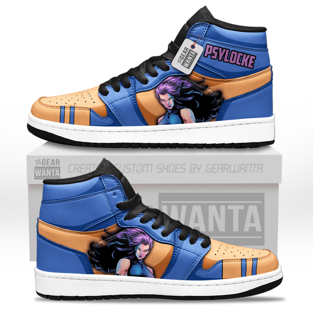 Psylocke Custom Movie High-Top Leather Sneakers