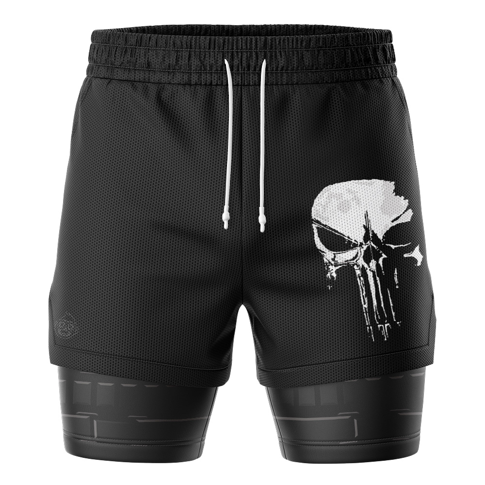 Punisher Daredevil S2 Marvel 2-in-1 Performance Shorts